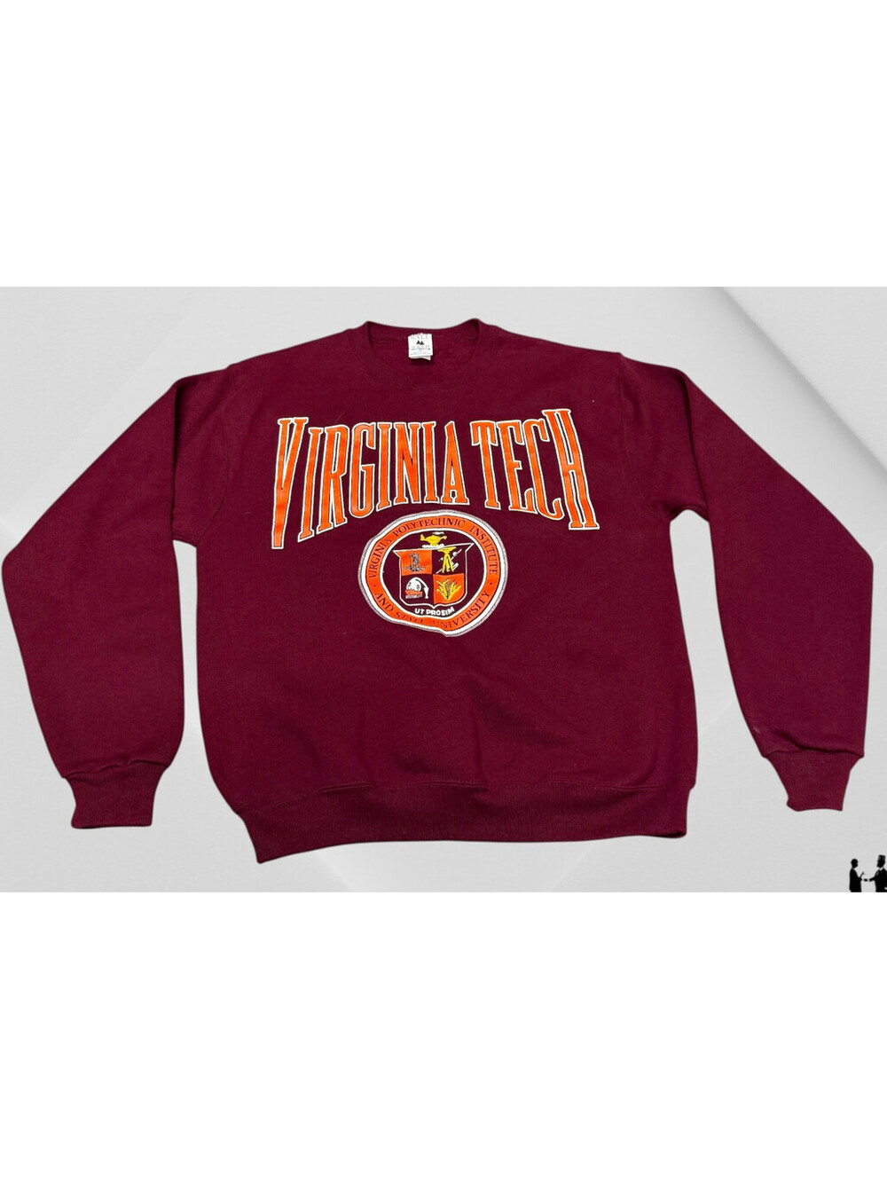Vintage Virginia Tech VA Hokies 90's Galt Sand Crewneck Sweatshirt 21.5x27 M